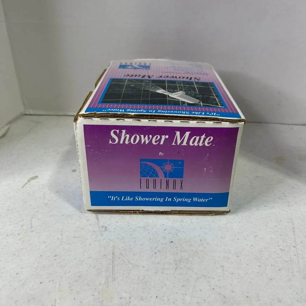 Equinox Shower Mate Model EQ-40 Water Treatment System Filter White Vintage USA
